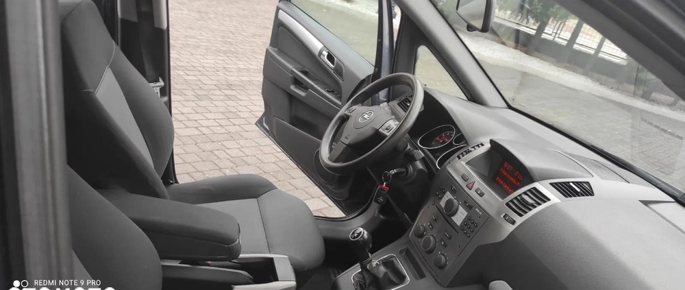 Opel Zafira cena 14999 przebieg: 167000, rok produkcji 2008 z Swarzędz małe 301